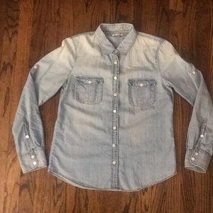 J Crew light Jean shirt